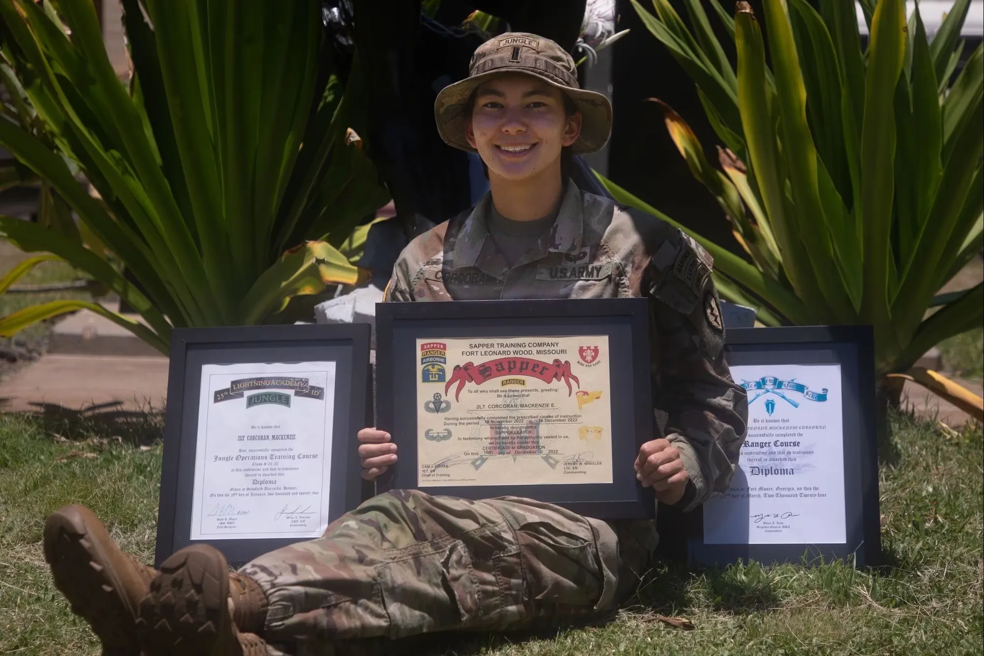 Hawaii Soldier Excels by Earning Three Tabs: Ranger, Sapper, Jungle.