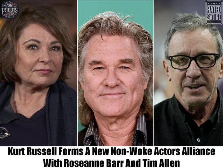 Tim Allen, Roseanne Barr and Kurt Russell Join Forces to Form New Woke-Free Actors’ Union.