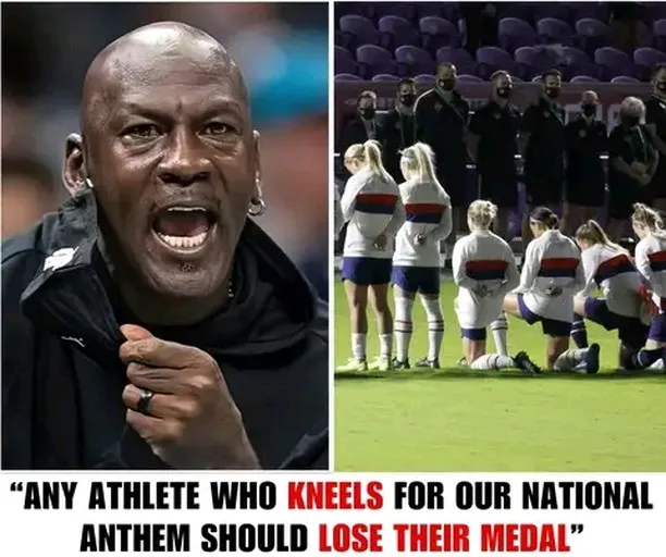 Michael Jordan Sparks Fiery Debate: “Any Athlete Who Kneels During Our National Anthem Should Lose His Medal”