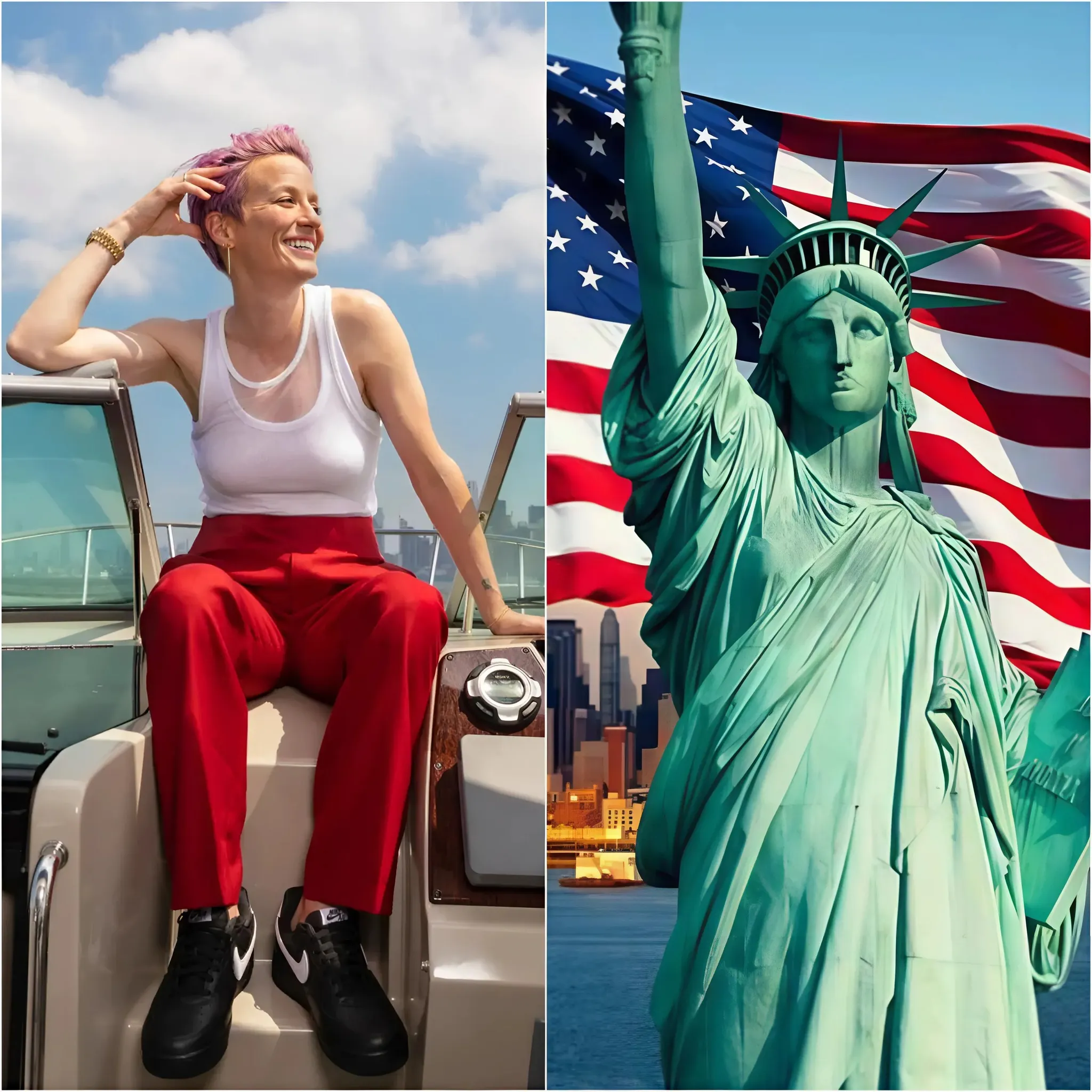 Breaking: Megan Rapinoe makes a resolute departure from America, vowing never to return.