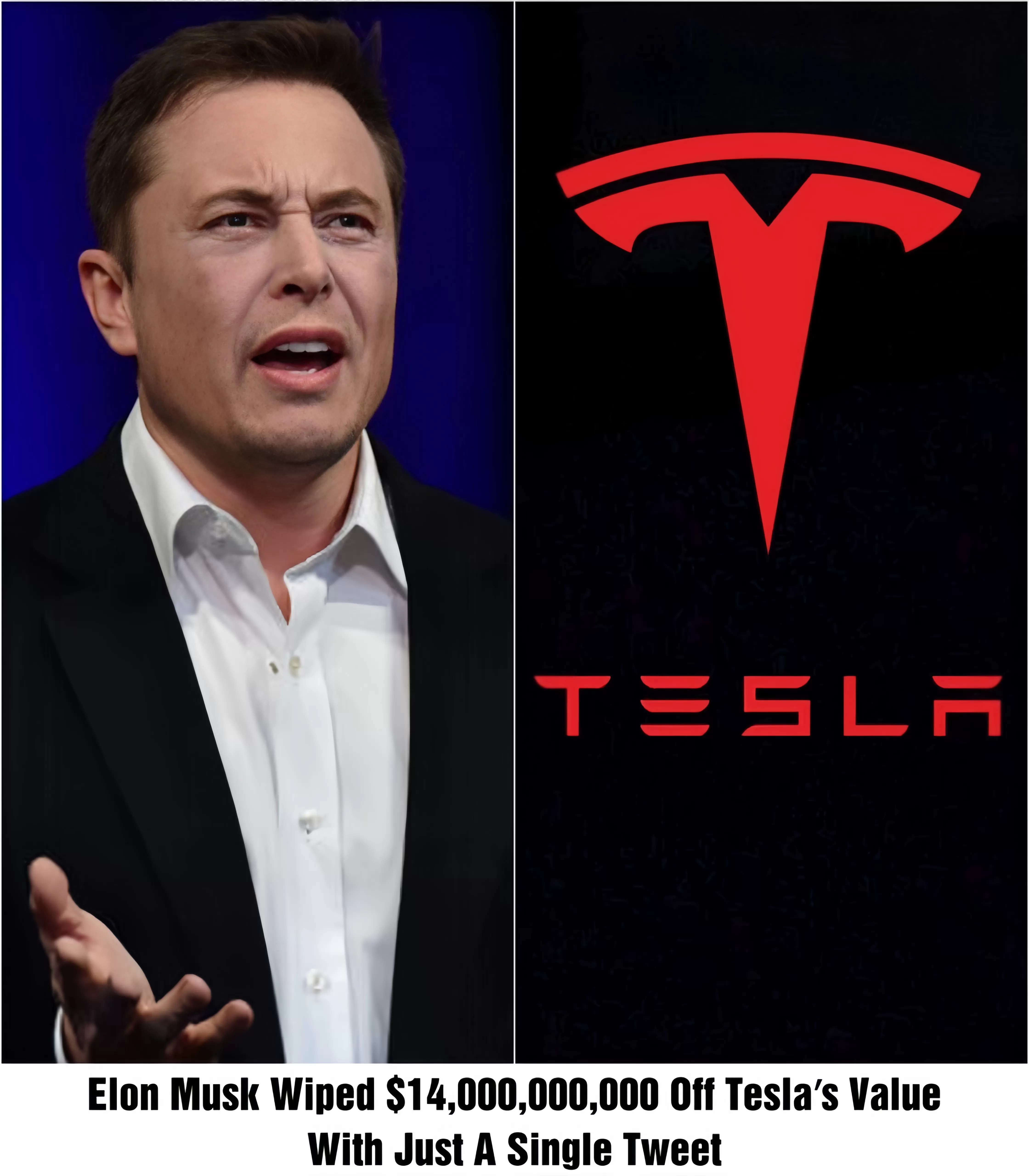 BREAKING NEWS: Elon Musk Wiped $14,000,000,000 Off Tesla’s Value After A Single Tweet