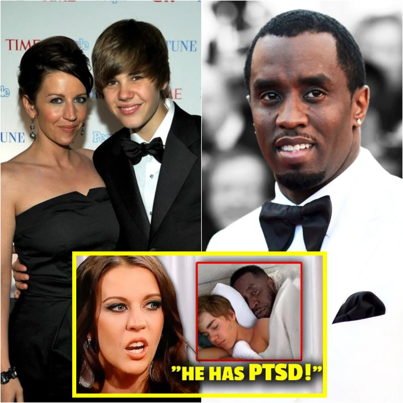 Breaking: Justin Bieber’s Mother Confronts Diddy and Releases Shocking Video About Usher and Diddy's Alleged Actions