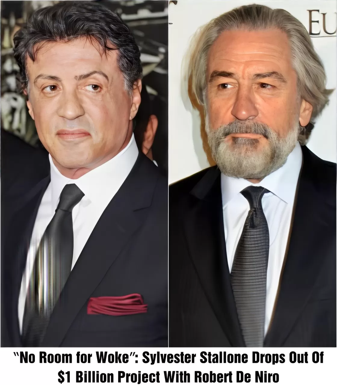 Sylvester Stallone Exits $1 Billion Project With Robert De Niro: “There’S No Room For Woke”.Anhtruc