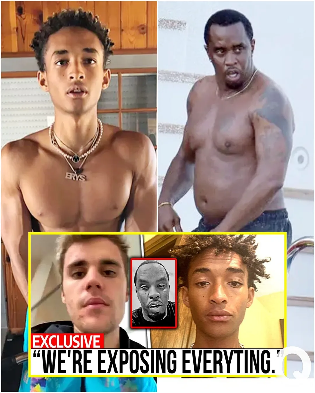 Hot News: Justin Bieber and Jaden Smith Team Up to Expose Diddy’s Dirty Secrets!