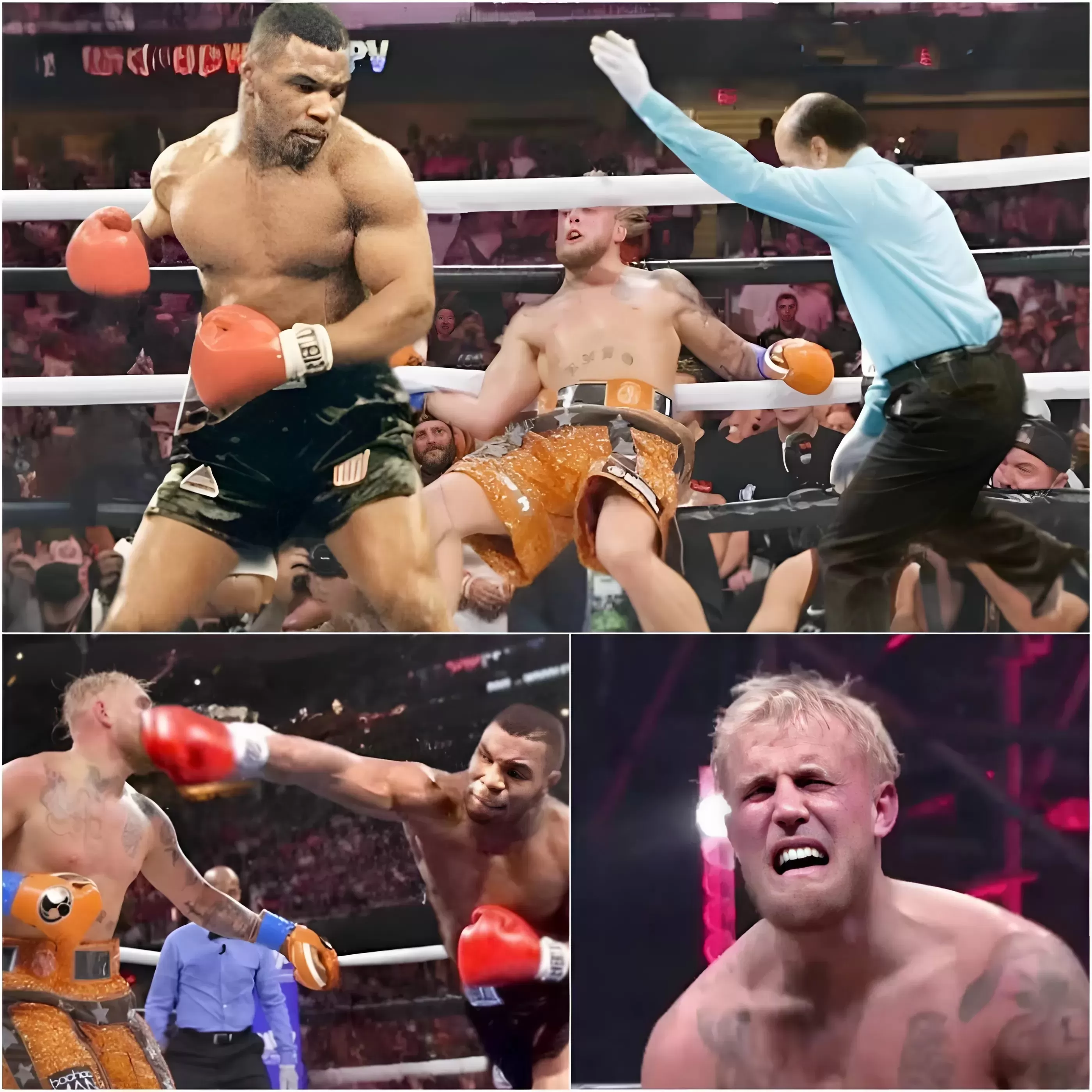 “New Record Time” Jake Paul Stunned By Mike Tyson In Just One Round Of High-Stakes Fight, Faces $100 Million Loss. – Vc