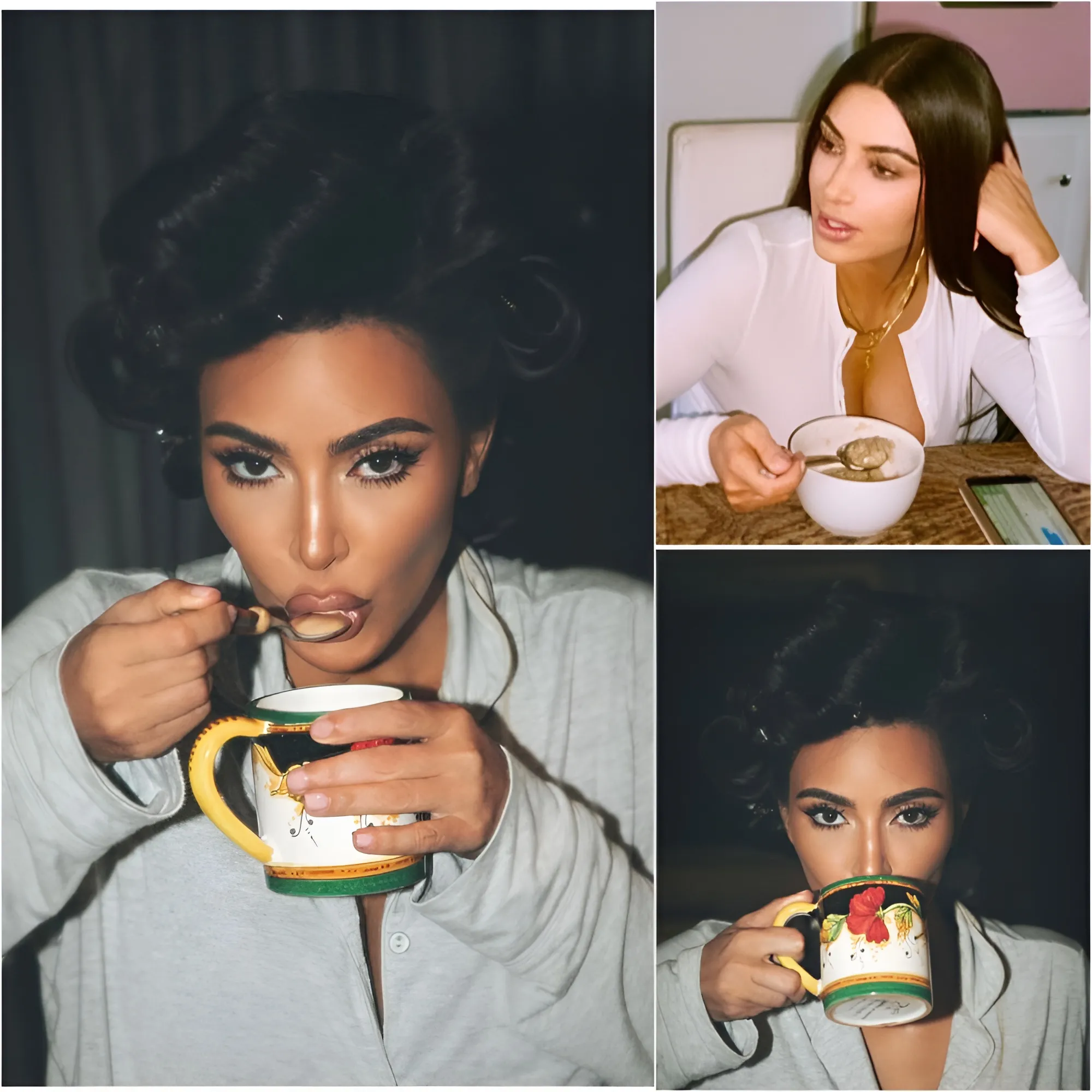 Kim Kardashian Shines With Perfect Makeup And Glamorous Curls In New Photos