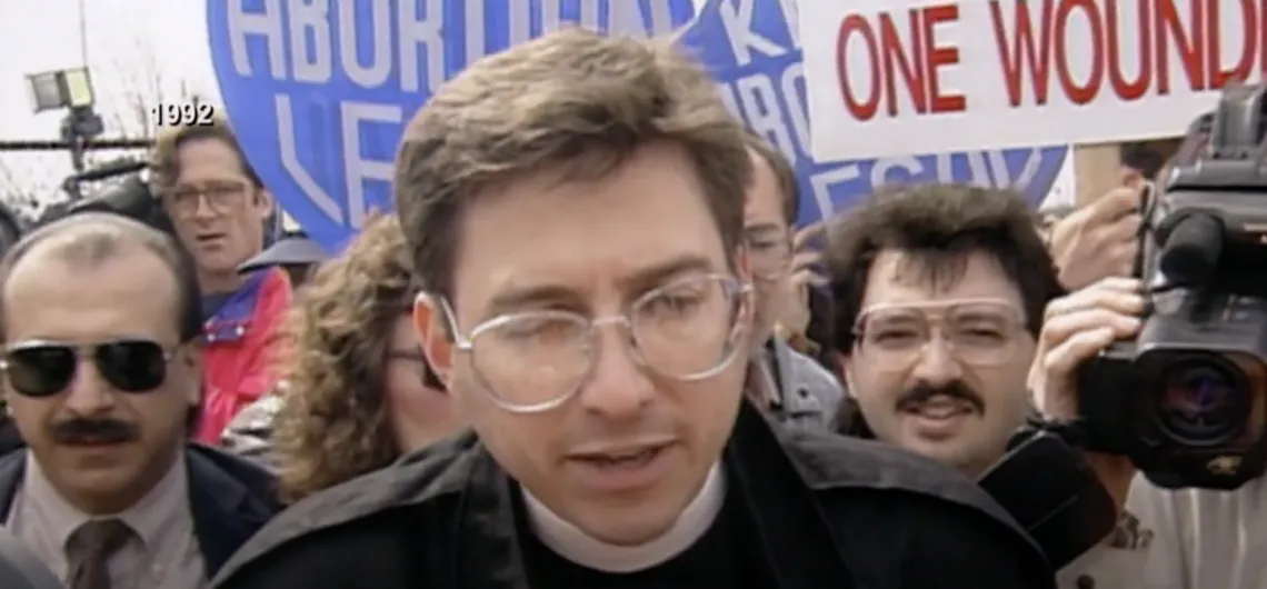 Rev. Rob Schenck at an anti-abortion protest