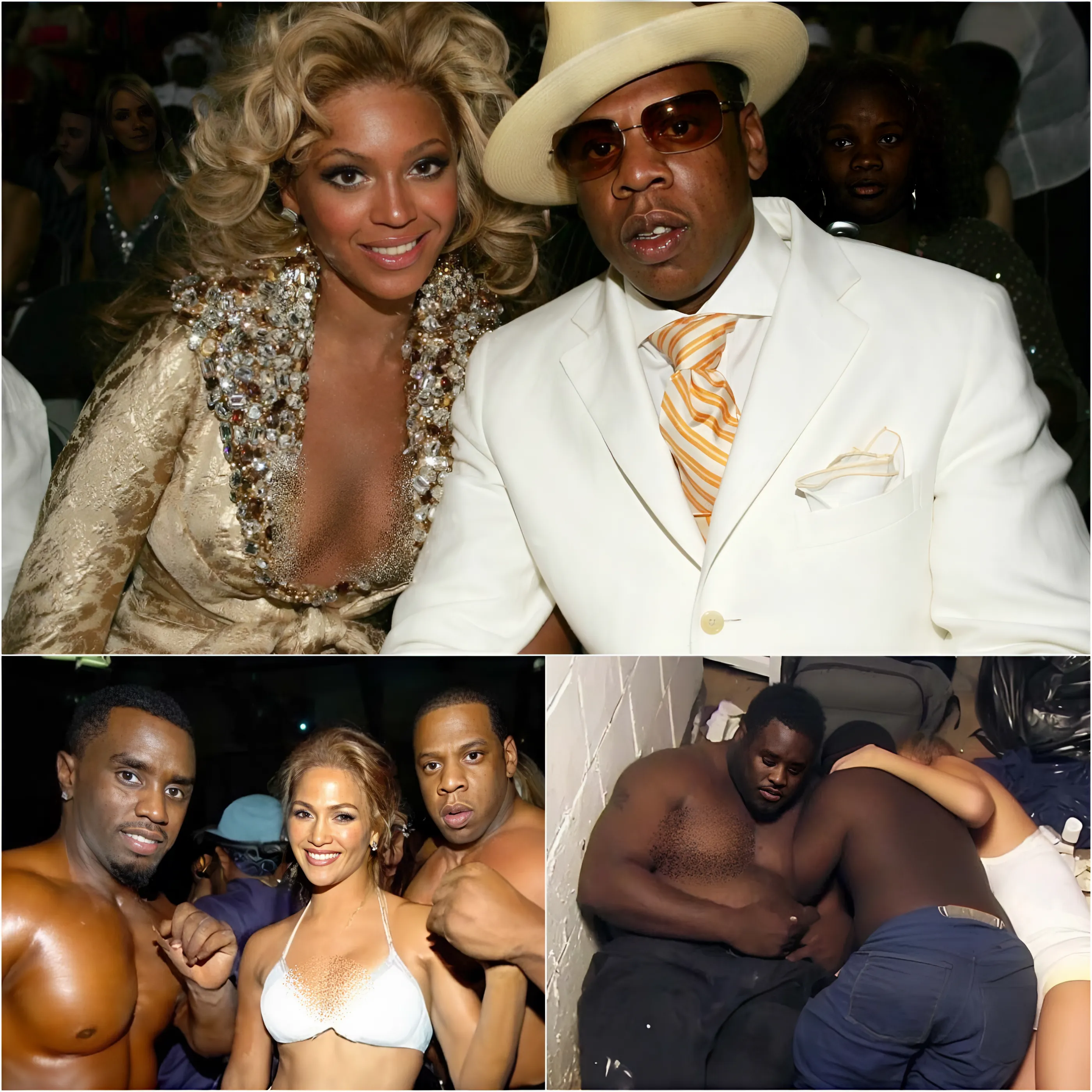 Choquant : De Nouvelles Images De La Fête De Diddy, Jennifer Lopez Et Jay Z Deviennent Virales !…