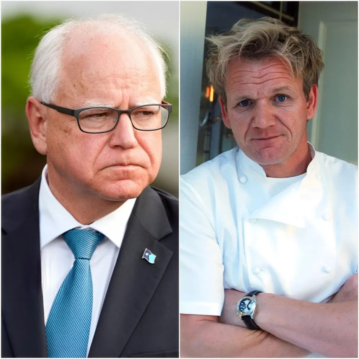 Gordon Ramsay Publicly Boots Tim Walz from Hell’s Kitchen: “Don’t Come Back, Creepy Guy!”