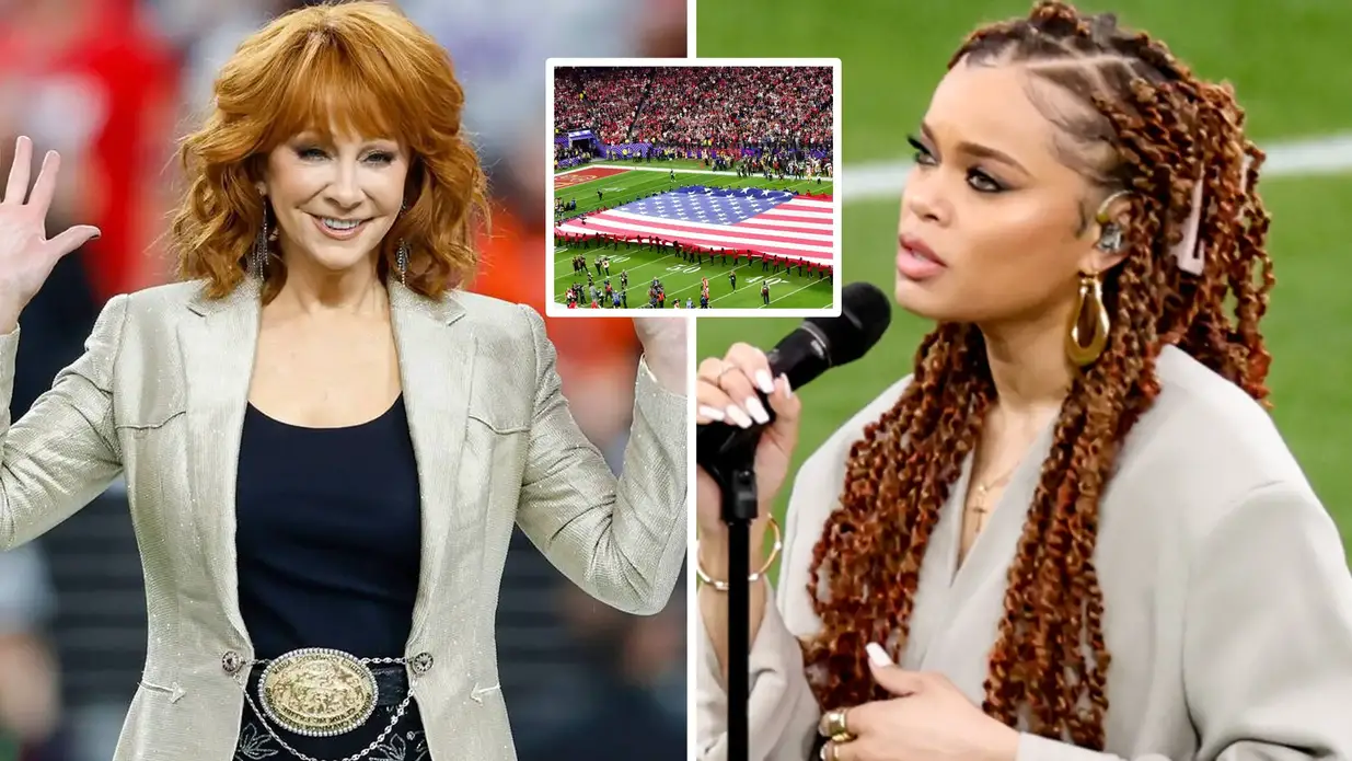 Breaking: Super Bowl LVIII – Fans Cheer Reba McEntire, Boo Andra Day’s Black National Anthem