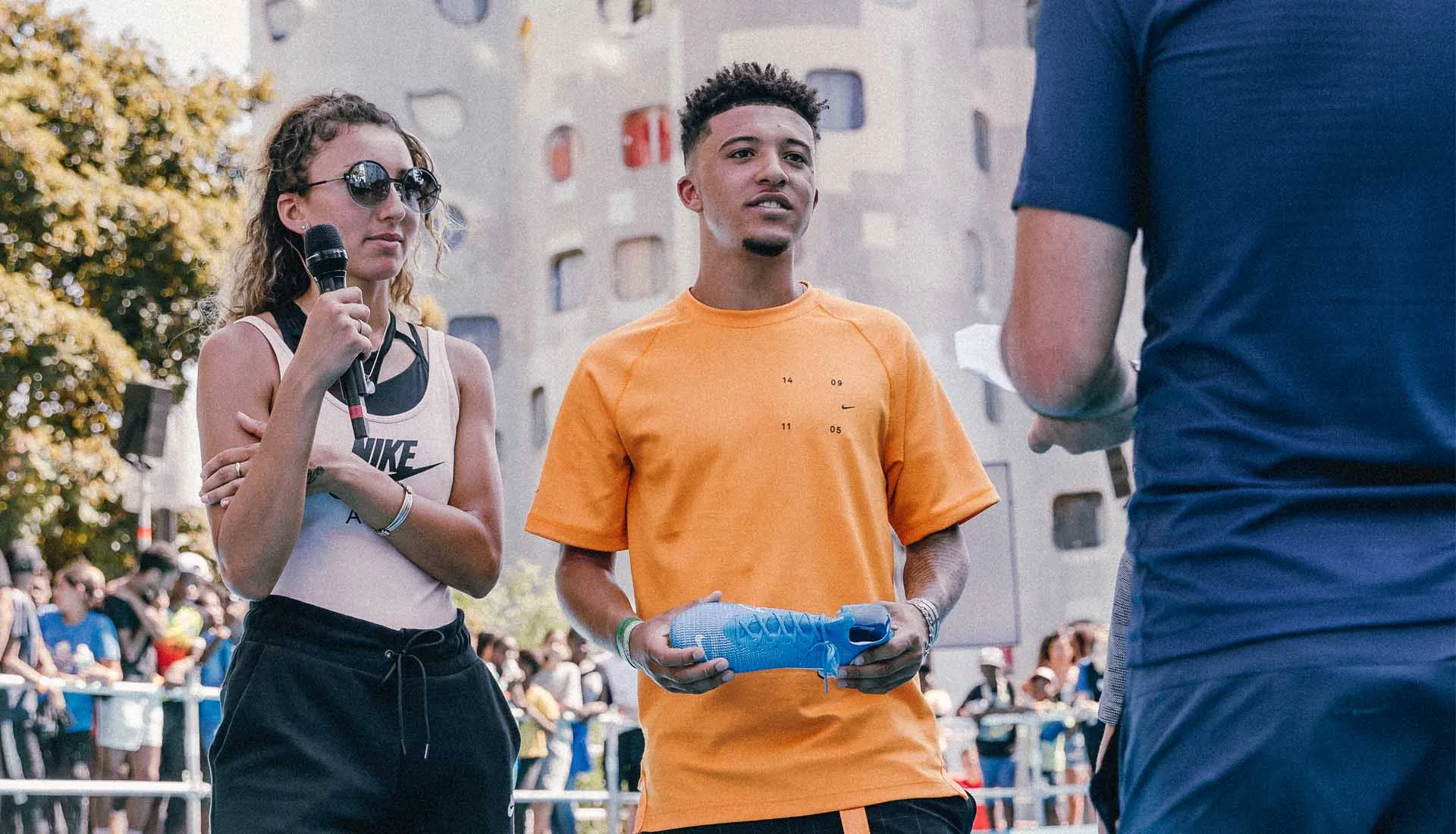 Manchester United Outcast Jadon Sancho Spotted In Paris Over The Weekend As He Helps Nike Launch Their Latest Mercurial Boot 😍😍.Tđ