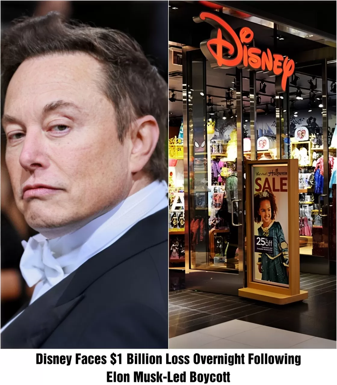 Disney Faces $1 Billion Loss Overnight Following Elon Musk-Led Boycott