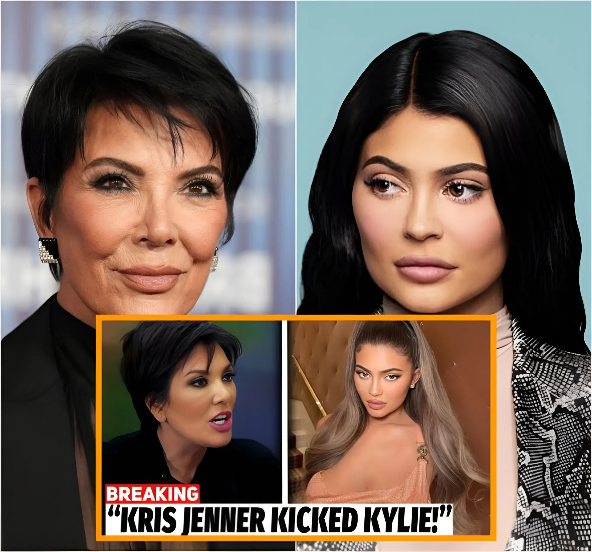 In Emotions Kris Jenner Gones Mad On Kylie Jenner & K!Cked Her Out Of Family Due To Her Looks!! – Vc