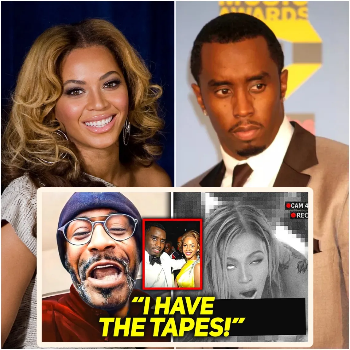 Noticias Chocantes: Katt Williams Sospechoso De Filtrar Un Increíble Video De La Grabación Secreta De Beyoncé Y Diddy.