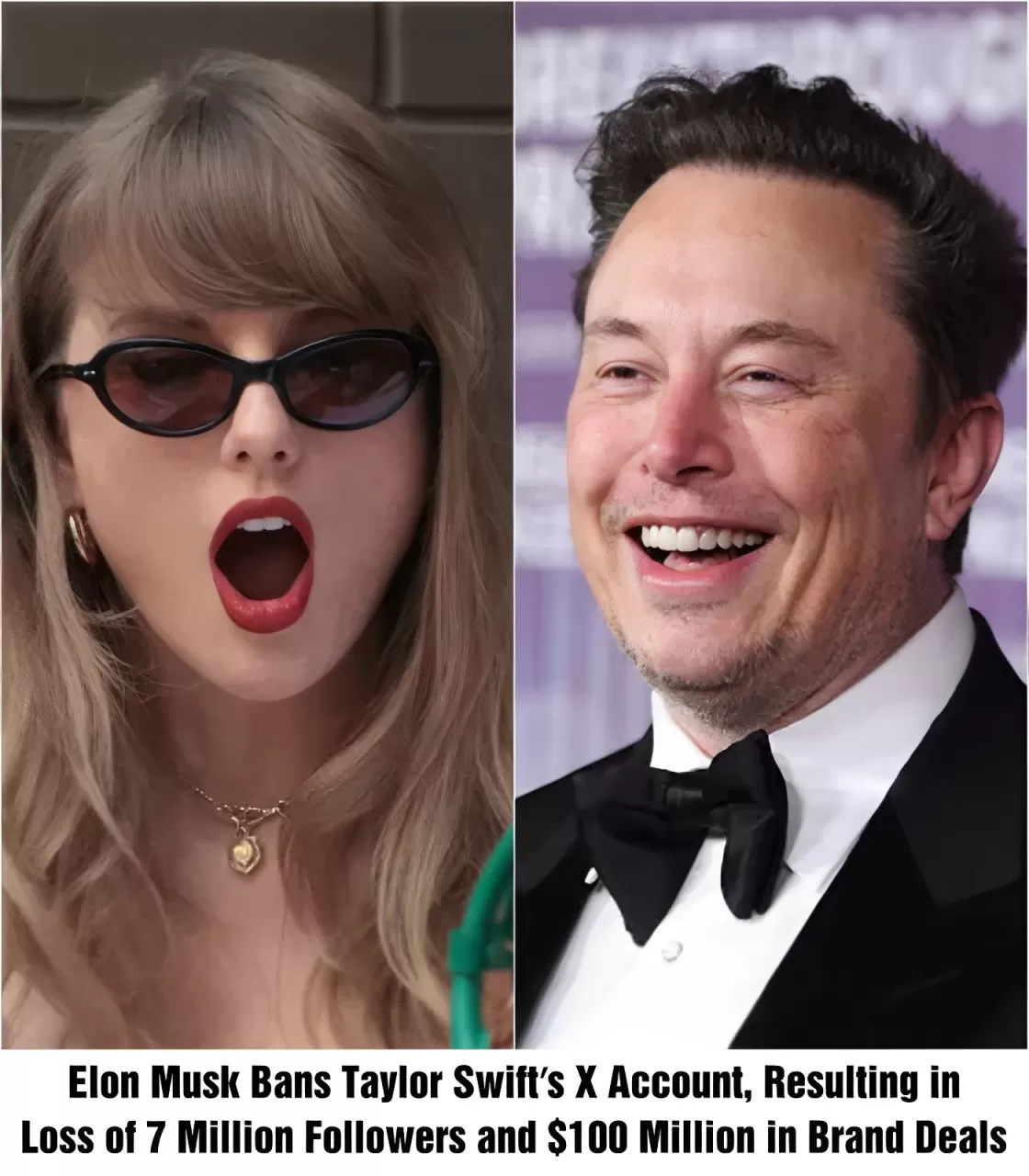 Breaking News: Elon Musk Bans Taylor Swift’S X Account, Resulting In Loss Of 7 Million Followers And $100 Million In Brand Deals