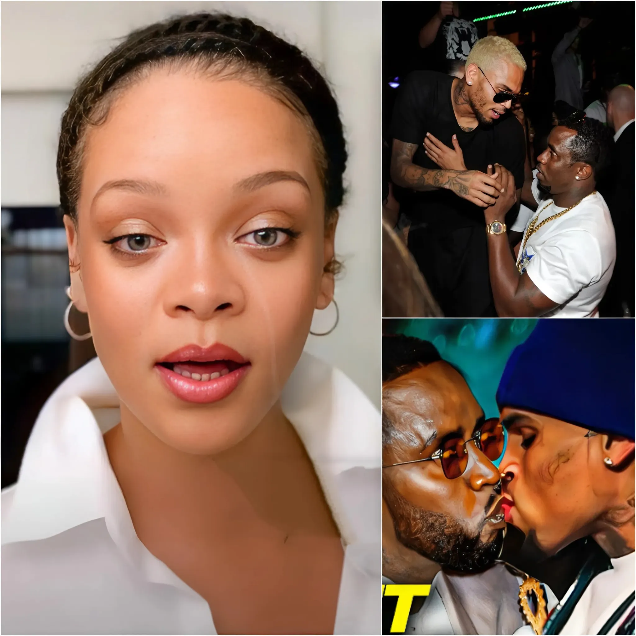 Rihanna EXPONE los Festejos Secretos de Diddy y Chris Brown: Un Vistazo al Lado Salvaje de Hollywood