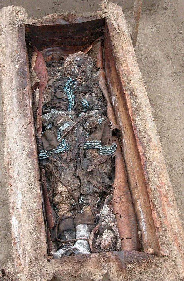 Mummy Of Shamanic Woman Discovered Buried Inside A Tree, Adorned With Elaborate Clothing And Jewelry After 2,200 Years. – Vc