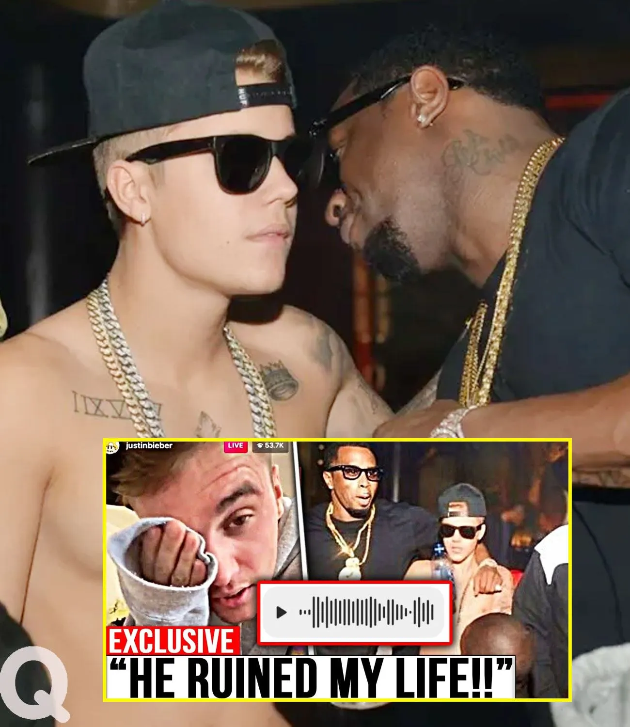 SHOCKING: Leaked Audio of Diddy and Bieber Will Bury P. Diddy for Life!