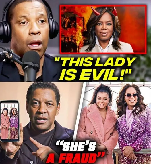 (VIDEO) Denzel Washington Sends TERRIFYING Warning About Oprah!!