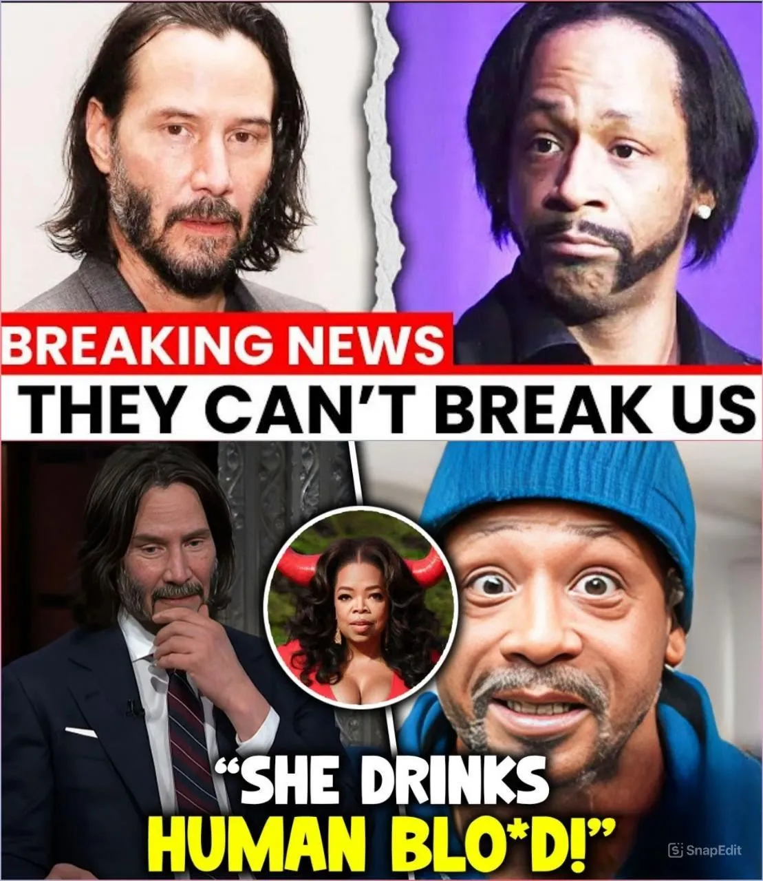 SHOCKING: (VIDEO) Keanu Reeves Joins Katt Williams to Reveal the Horrifying Truth About Oprah!