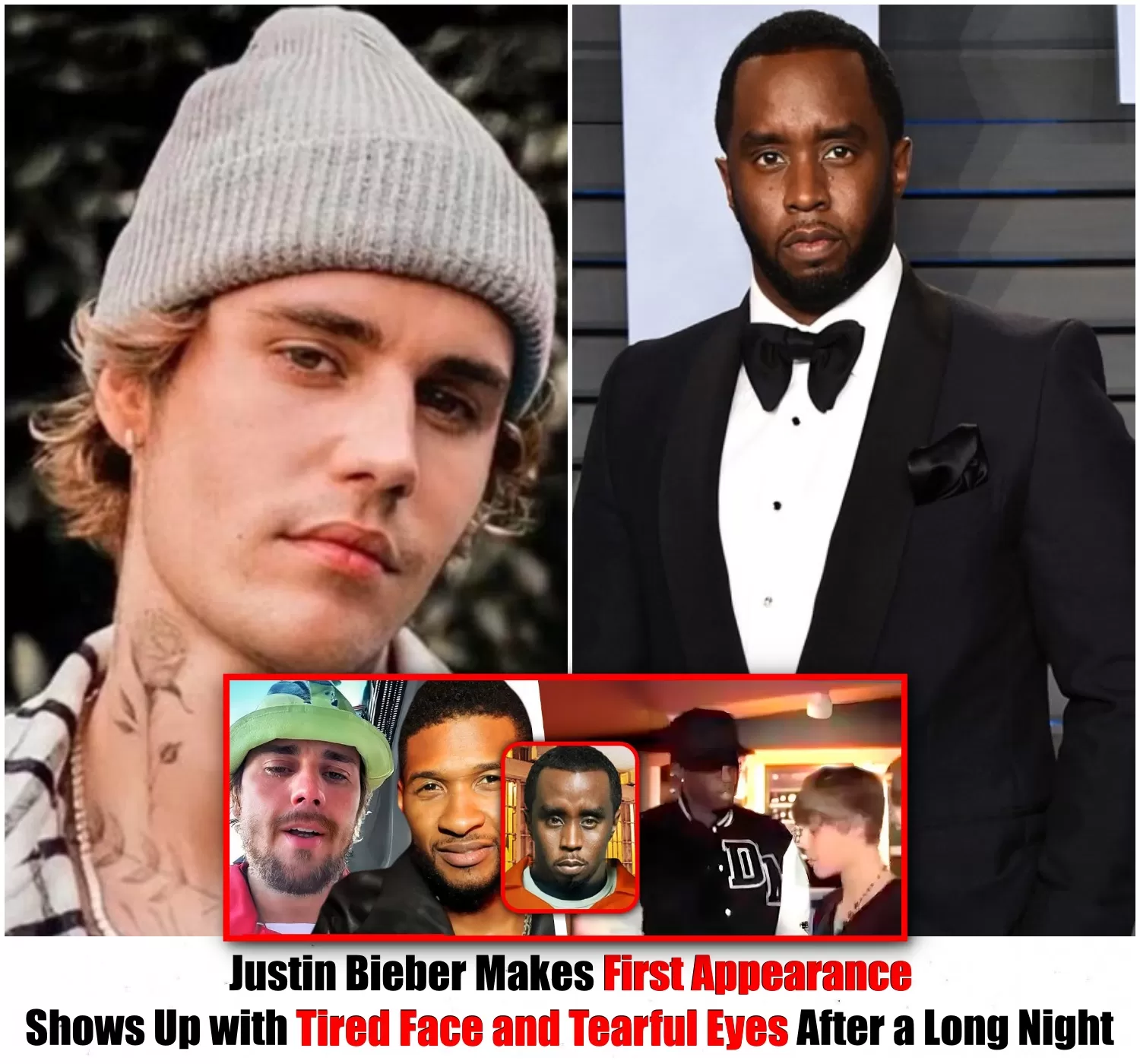 Just In: Justin Bieber Makes First Appearance Amid Diddy’S Scandal, Shows Up With Tired Face And Tearful Eyes After A Long Night