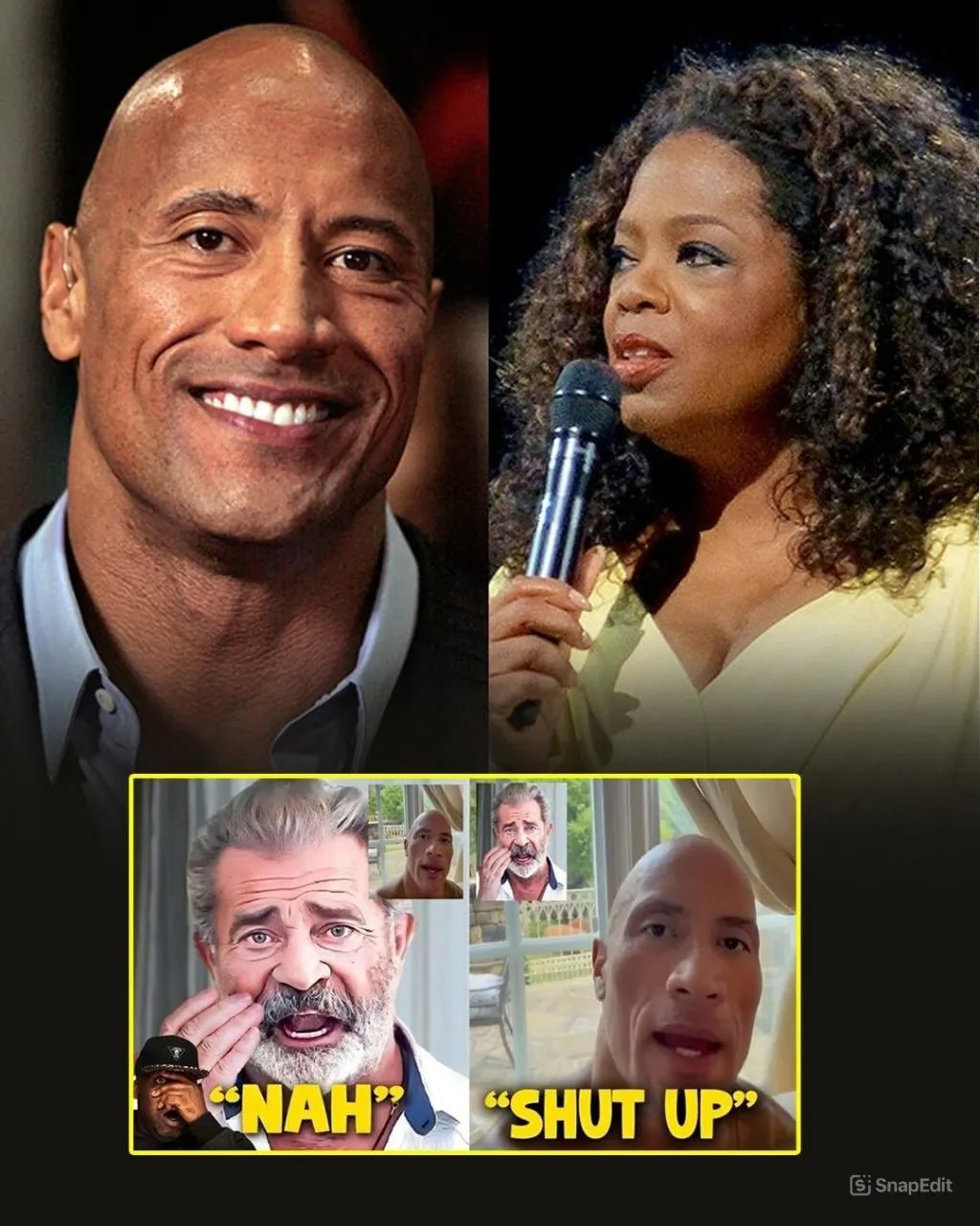 Breaking: The Rock’s Explosive Reaction to Mel Gibson’s Oprah Secrets Leak