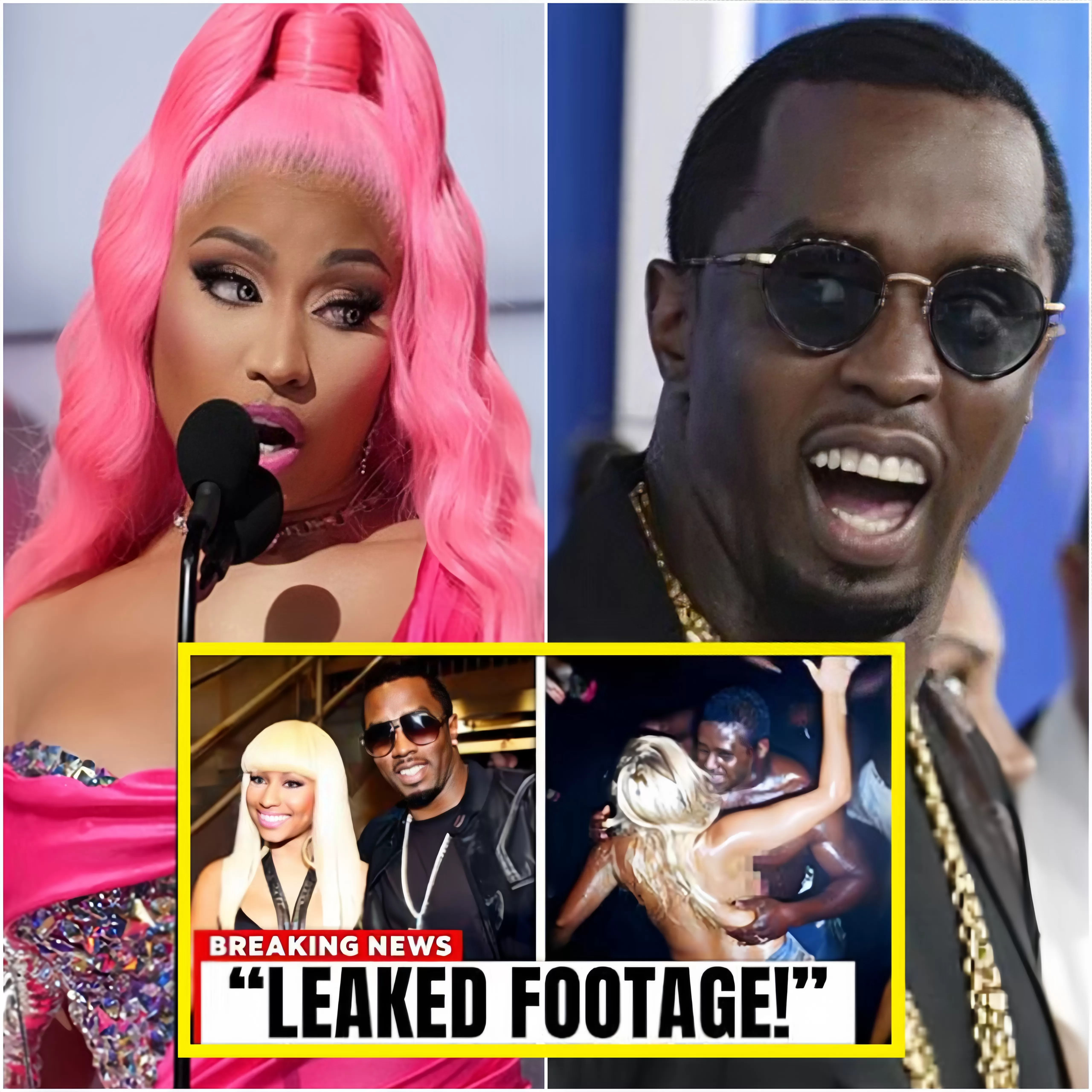 (Video) Nicki Minaj's Wildest Moments Captured At Diddy's Parties