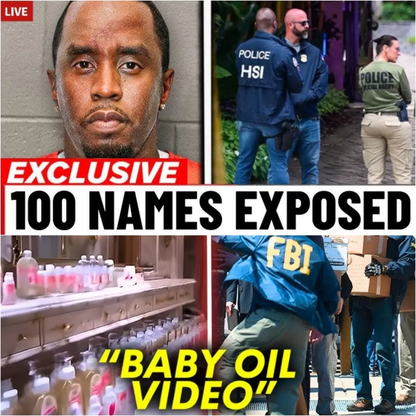 “1000 Bottles Of Baby Oil, Drugs, Violence…” FULL VIDEO OF Diddy’s Infamous “White Party” That Shook Hollywood And Left Thousands Of Celebrities “Greenfaced” 😨😨😨 – Vc