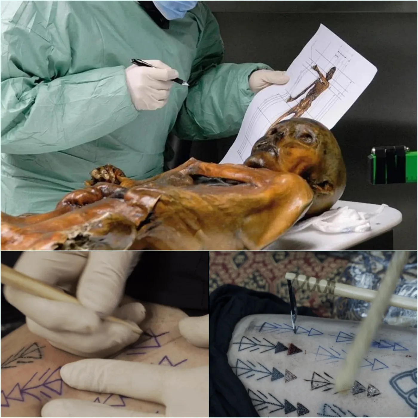 Study Suggests Ötzi’S Tattoos Were Made Using A Single-Pointed Tool