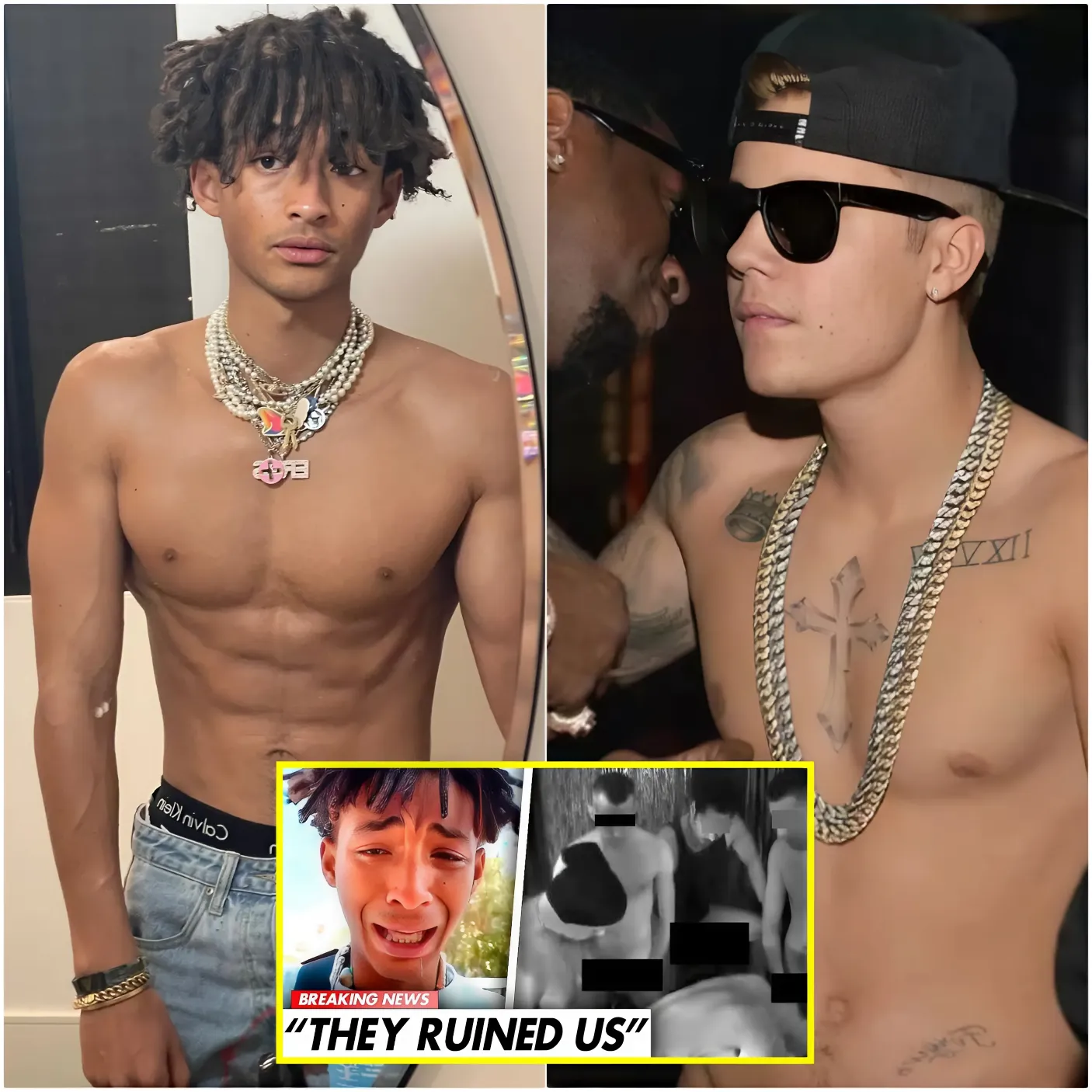 (𝗩𝗜𝗗𝗘𝗢) Jaden Smith Finally Admits That He And Justin Bieber Were Abused By Diddy And Will Smith.