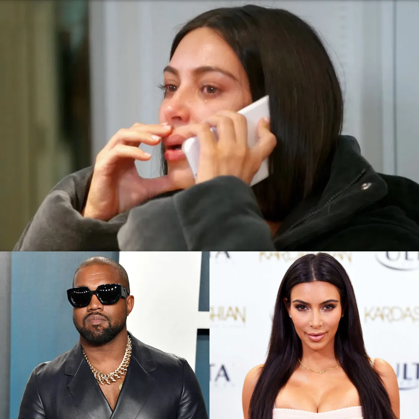 Kim Kardashian Burst Into Tears And Called Her Ex Kanye West Because Of The Hot Clip Poster With Diddy’S “Guardian”