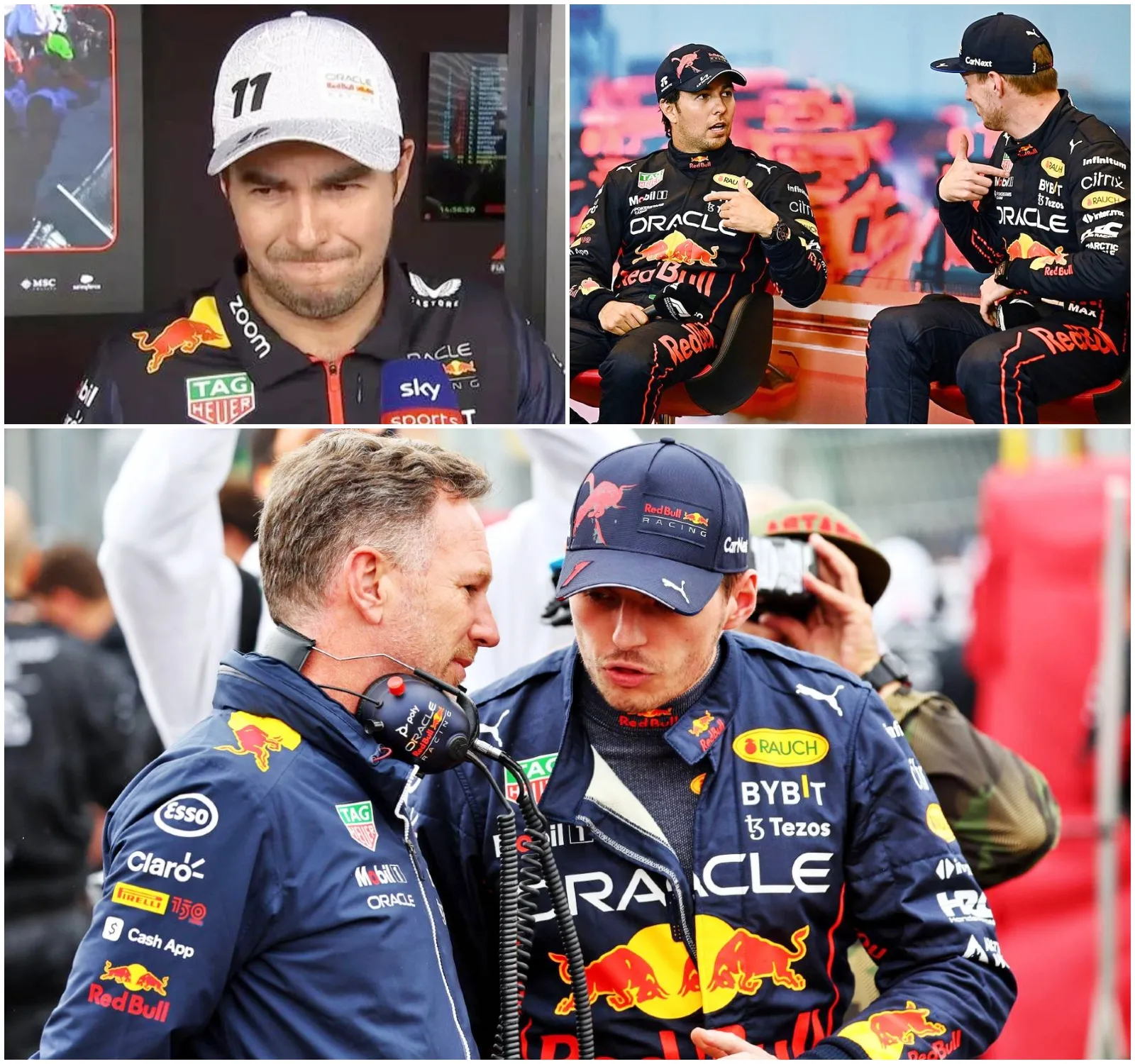 Crisis Before Race: Checo Perez Criticizes Christian Horner For Private Meeting With Max Verstappen About Plans To “Destroy” Mclaren Without His Involvement