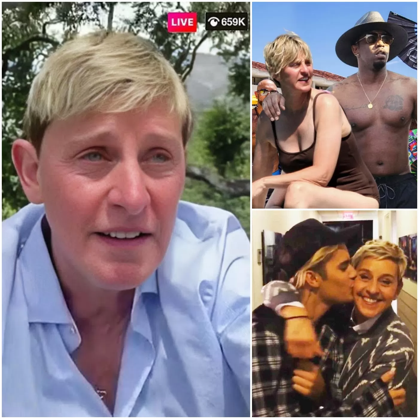 Shocking: New Image Of Ellen Degeneres Gets Exposed After Controversial Footage Of Her At Diddy’S Freak-Offs Is Released