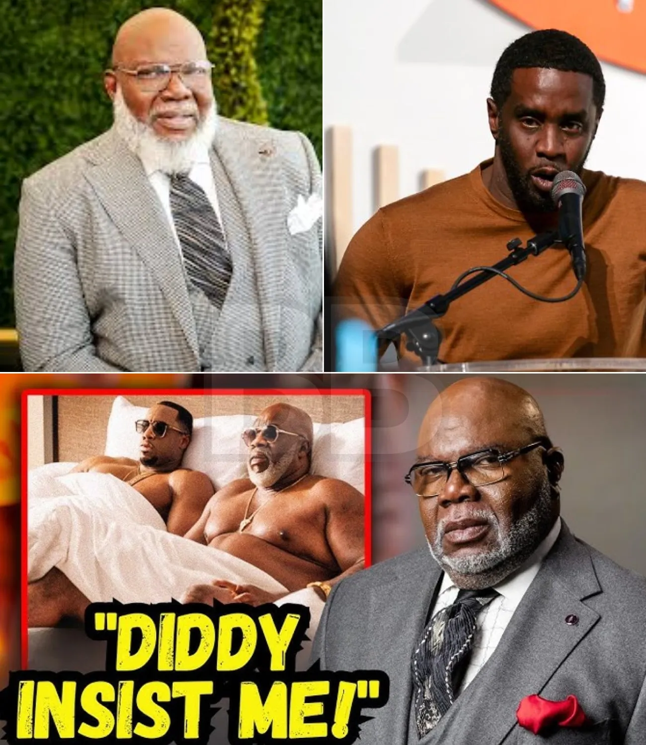 TD Jakes PANICS After Getting Exposed For His Creepy Dealings with Diddy