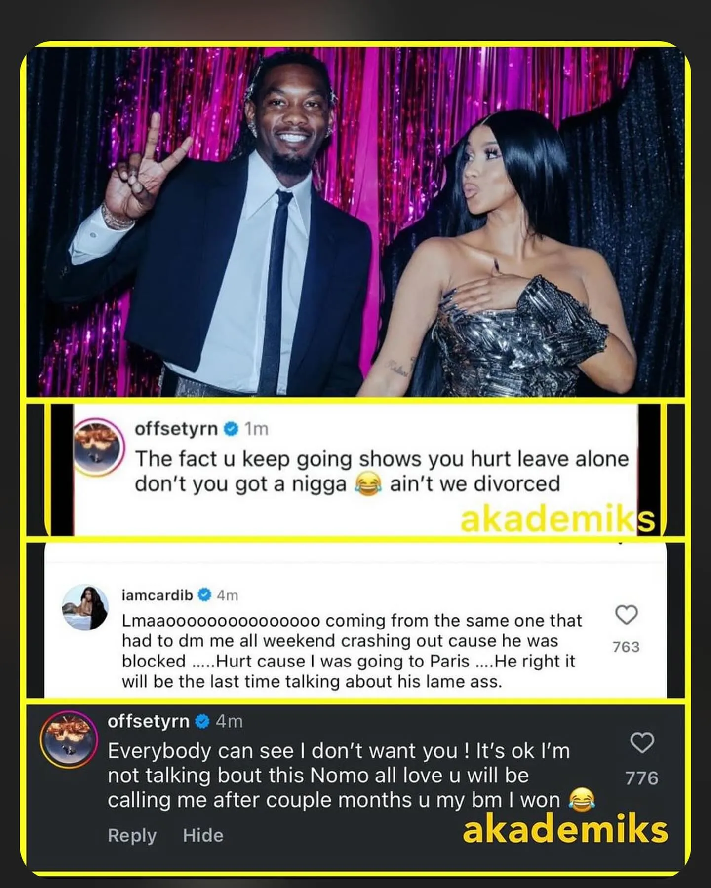 Breaking News: Cardi B Admits To “Talking” To Other Men While Pregnant During Heated Exchange With Offset