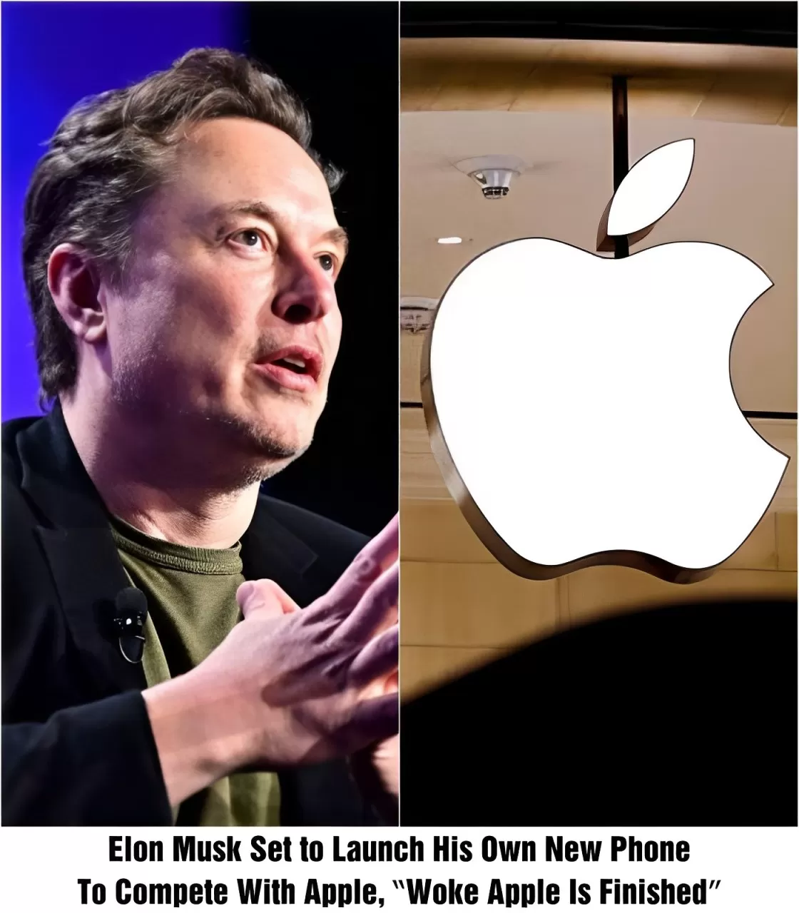 Elon Musk Set To Launch His Own New Phone To Compete With Apple, “Woke Apple Is Done”