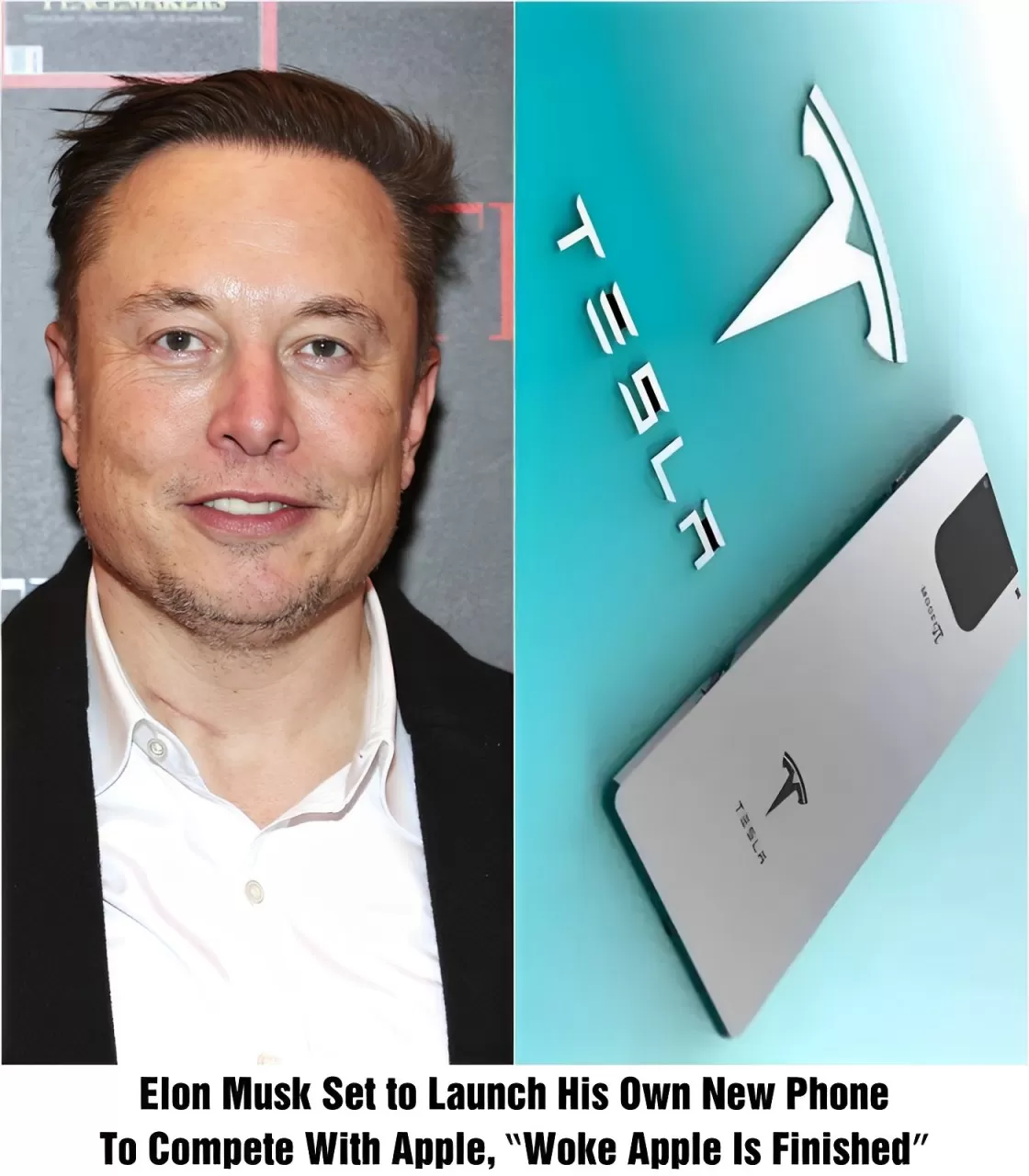 Elon Musk Set To Launch His Own New Phone To Compete With Apple, “Woke Apple Is Finished”