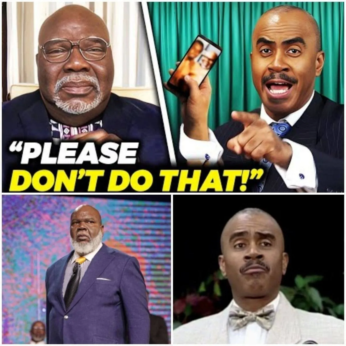 BREAKING NEWS: TD Jakes Begs On His Knees After Gino Jennings Leaked His Secret Tape - VIDEO