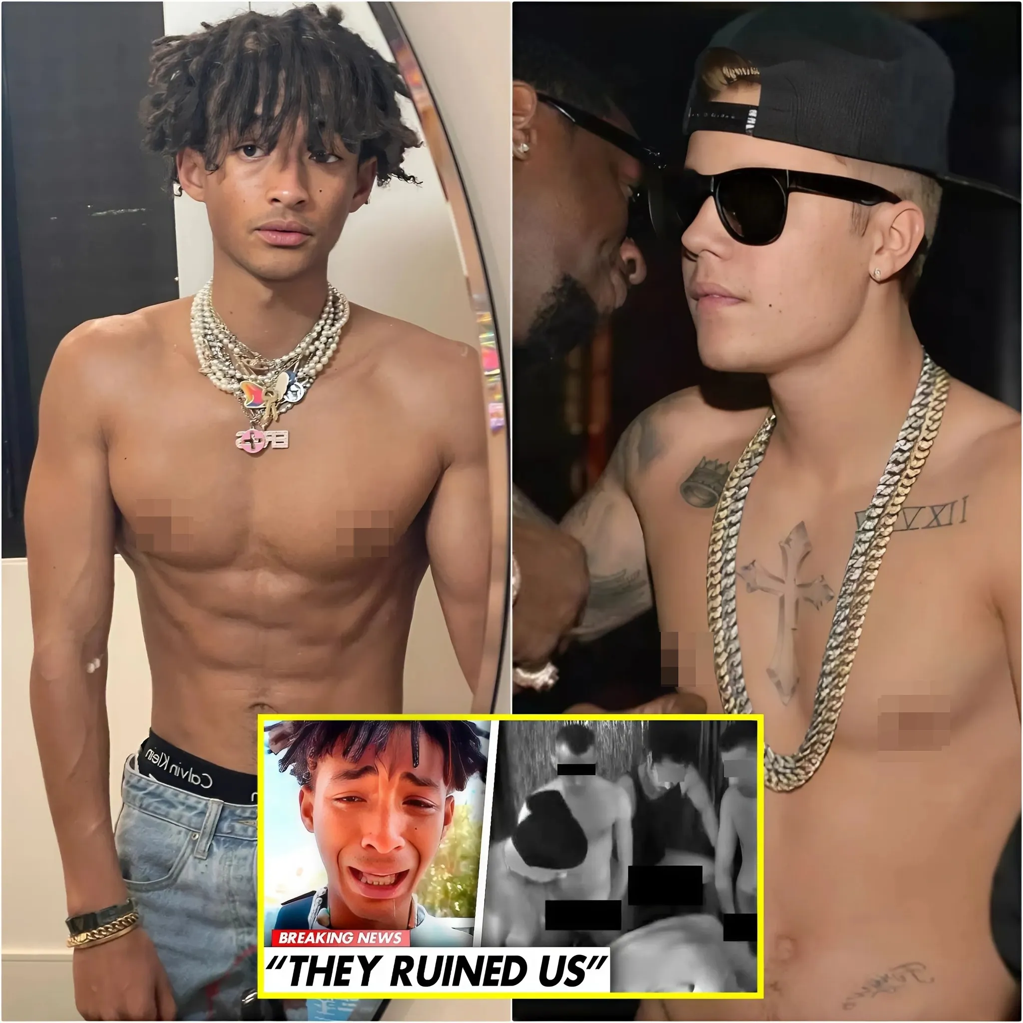 (𝗩𝗜𝗗𝗘𝗢) Jaden Smith FINALLY Admits He and Justin Bieber Were M0LE$T3D By Diddy & Will Smith.