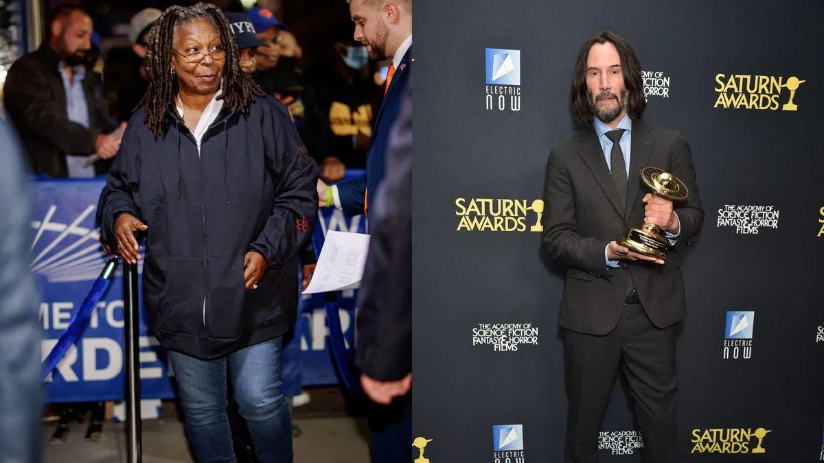 Breaking News: Keanu Reeves Declines To Present Lifetime Achievement Award To Whoopi Goldberg, Stating “She’S Not A Good Person”