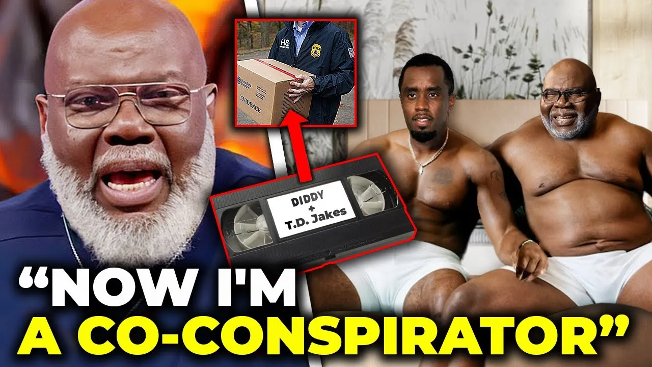 Td Jakes Is Furious After Proof Of 27-Minute Video Linking Him To Diddy’S Cr!M3! (Video).Baobao