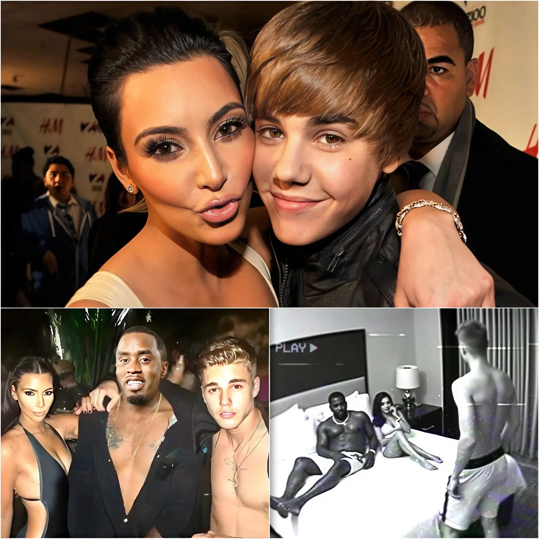 "BREAKING NEWS: New images from a party with Diddy, Justin Bieber, and Kim Kardashian go viral."