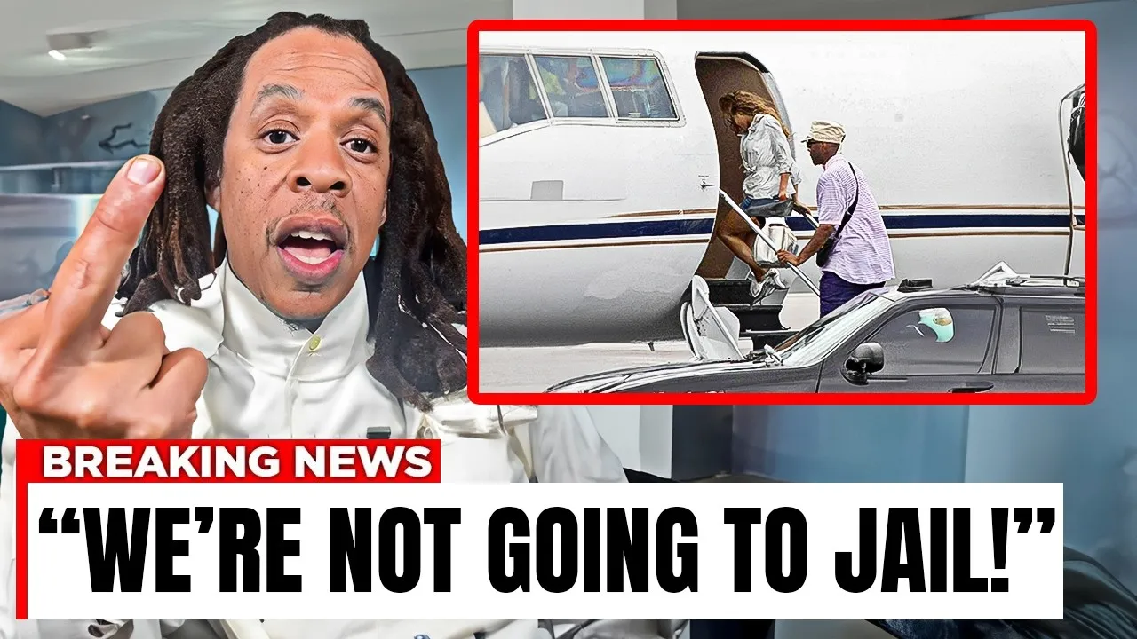 New Footage of Jay Z & Beyonce Fleeing The Country After Diddy's Arrest  Goes Viral - YouTube