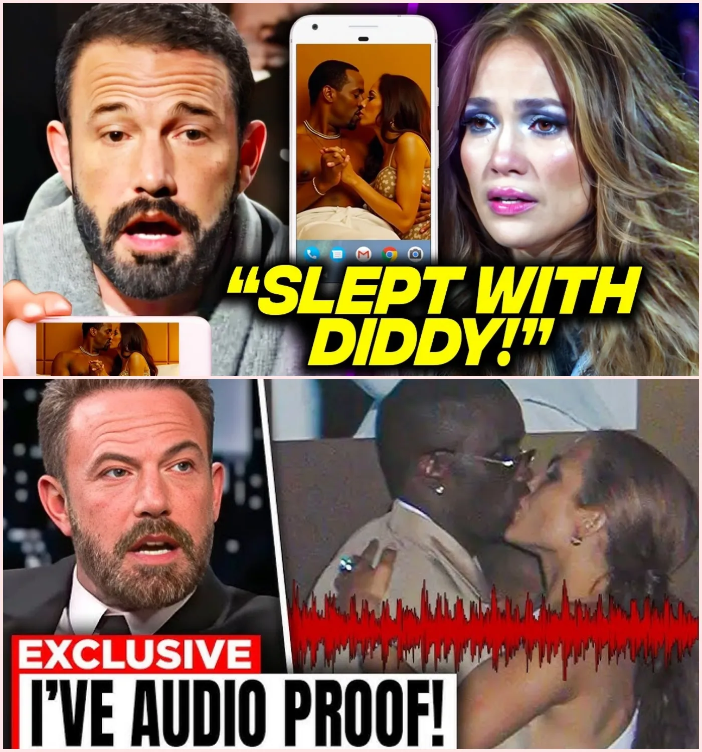 UNBELIEVABLE 💥! Ben Affleck Exposes THE REACTION, Leaks New Audio of Diddy and Jennifer Lopez from HIDDEN Rooms