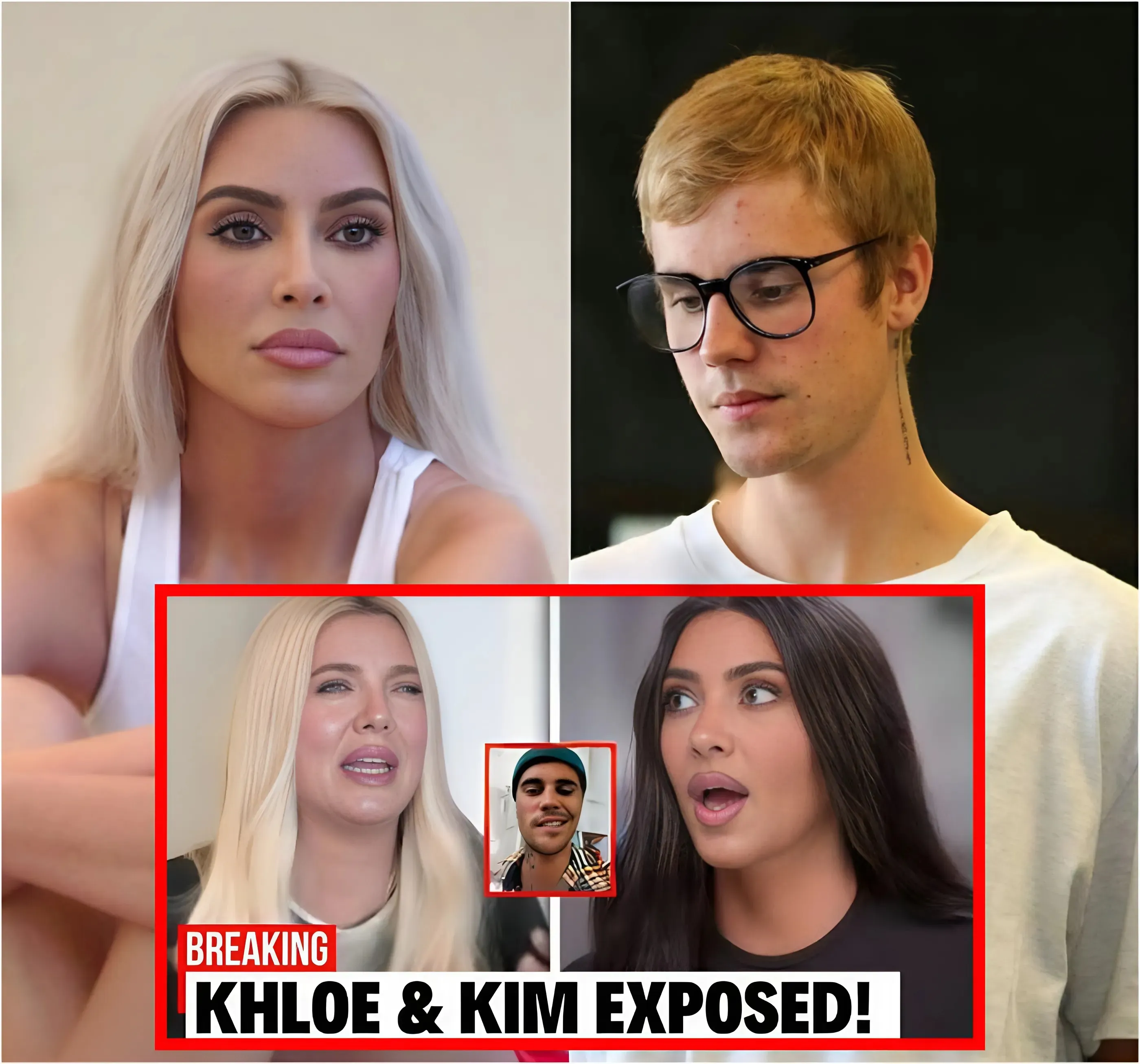 In Emotions Justin Bieber’S Shocking Truth About Kim &Amp; Khloe Exposed!