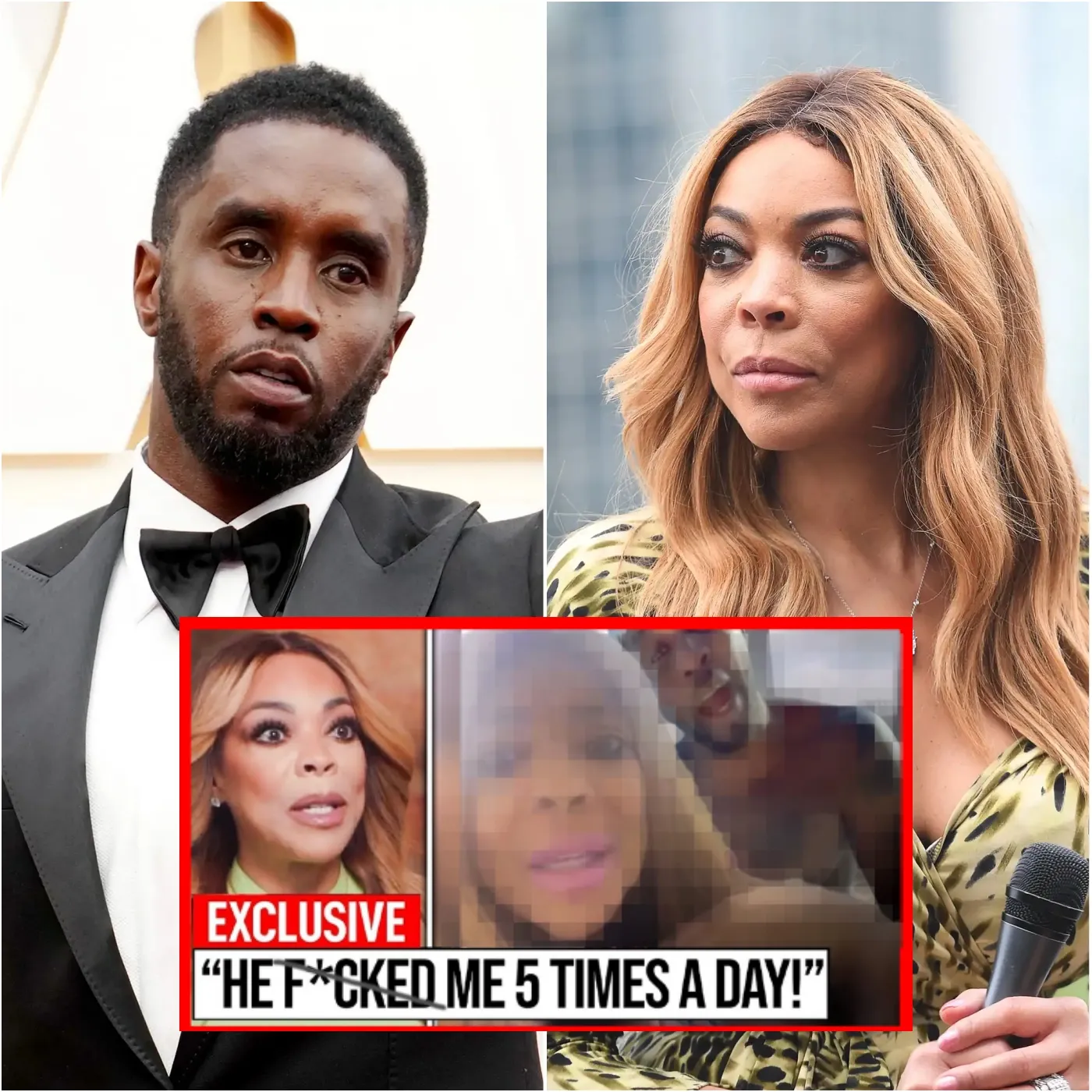 Wendy Williams Panics After Diddy Leaks Their Freak-Off Footage – Dark Secrets Revealed