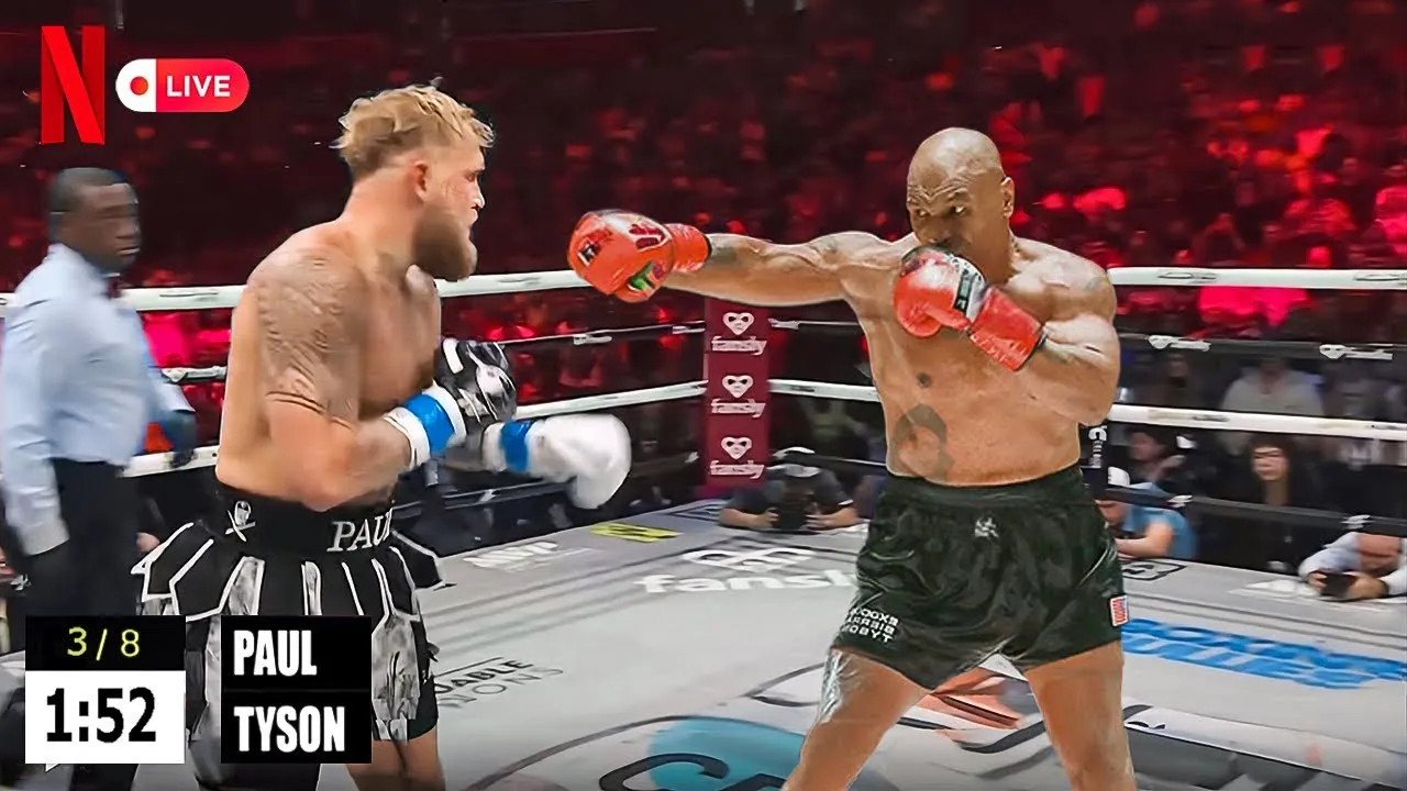 Mike Tyson Was Knocked Out By Jake Paul Before The End Of The First Round. Took $300 Million And Became One Of The Powerful Boxers To Defeat Iron Mike