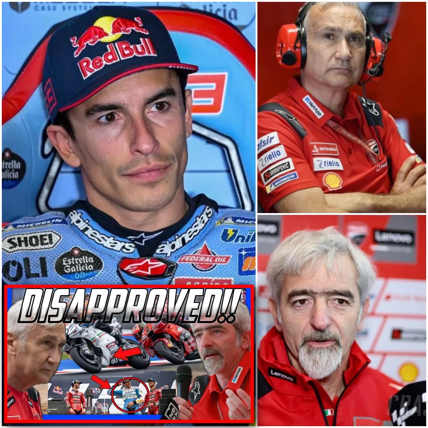 I Due Capi Della Ducati Parlano Per Coprire L’Errore Di Marc Márquez Dopo Il Motogp Del Giappone. I Fan Chiedono “Nessuna Pietà”