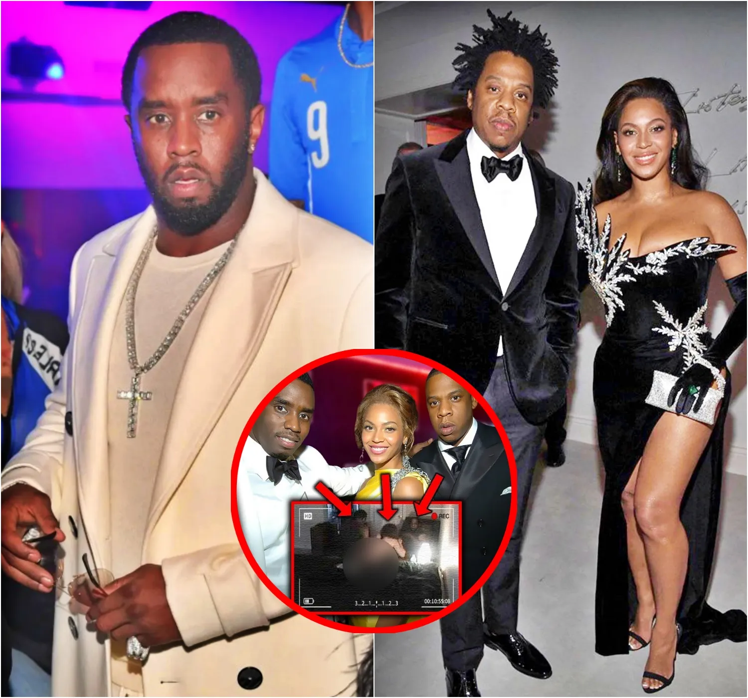 Shocking News: Diddy Leaks Secret Private Dates With Jay-Z And Beyonce!.Tđ