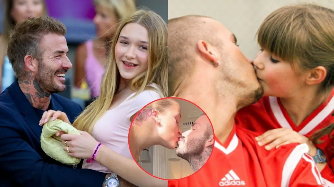 David Beckham was criticized for often kissing his daughter on the lips, and had to face..